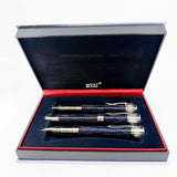 Montblanc Mark Twain Writer Series Limited Edition 3- PIECE SET - Medium 18kt Gold Nib