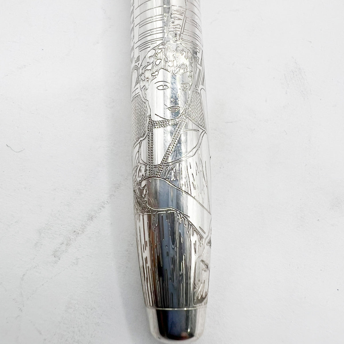 Sheaffer Roaring Twenties Sterling Silver Limited Edition Fountain Pen -  Medium 18kt Gold Nib