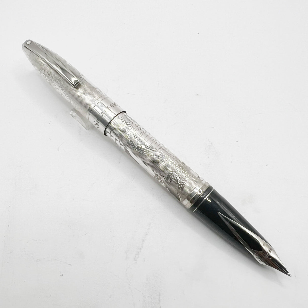 Sheaffer Roaring Twenties Sterling Silver Limited Edition Fountain Pen -  Medium 18kt Gold Nib