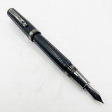 OMAS Arte Italiana "Noir" Large Paragon Guilloche Fountain Pen - Medium 18kt Gold Nib