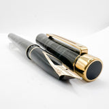 Sheaffer Full Size Targa Gray Ronce Fountain Pen - Fine  14kt Kt Gold Nib