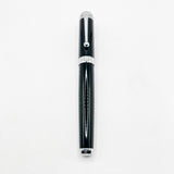 Aurora Black Talentum Fountain Pen - Medium 14 Kt Gold Nib