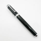Aurora Black Talentum Fountain Pen - Medium 14 Kt Gold Nib