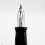 Aurora Black Talentum Fountain Pen - Medium 14 Kt Gold Nib