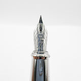 S.T. Dupont Large Line D Elysee Duotone Fountain Pen - Medium 14kt Gold Nib