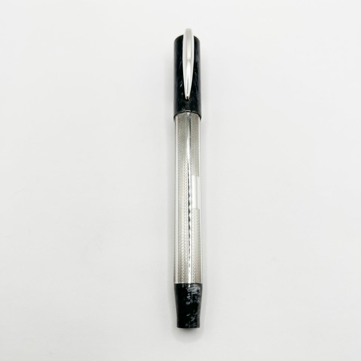 Visconti Rinascimento Stardust Grey Fountain Pen -   Broad 14kt Gold Nib
