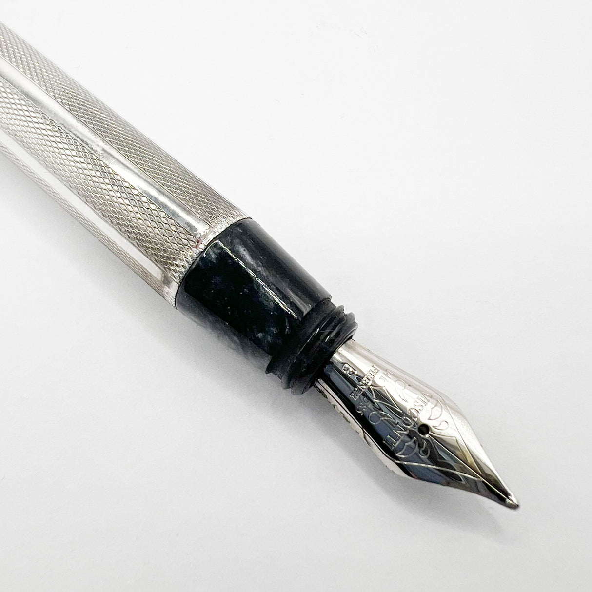 Visconti Rinascimento Stardust Grey Fountain Pen -   Broad 14kt Gold Nib