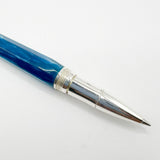 Montegrappa Symphony Facetted Lustrous Turquoise Celluloid Rollerball