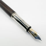Graf von Faber Castell Grenadilla Wood Classic Fountain Pen - Medium 18kt Gold Nib