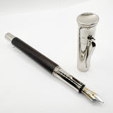 Graf von Faber Castell Grenadilla Wood Classic Fountain Pen - Medium 18kt Gold Nib