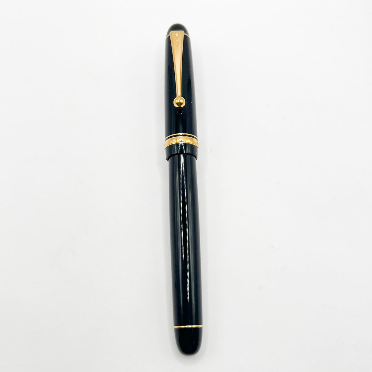 Pilot Custom 74 Black Fountain Pen -  Double Broad 14kt Gold Nib