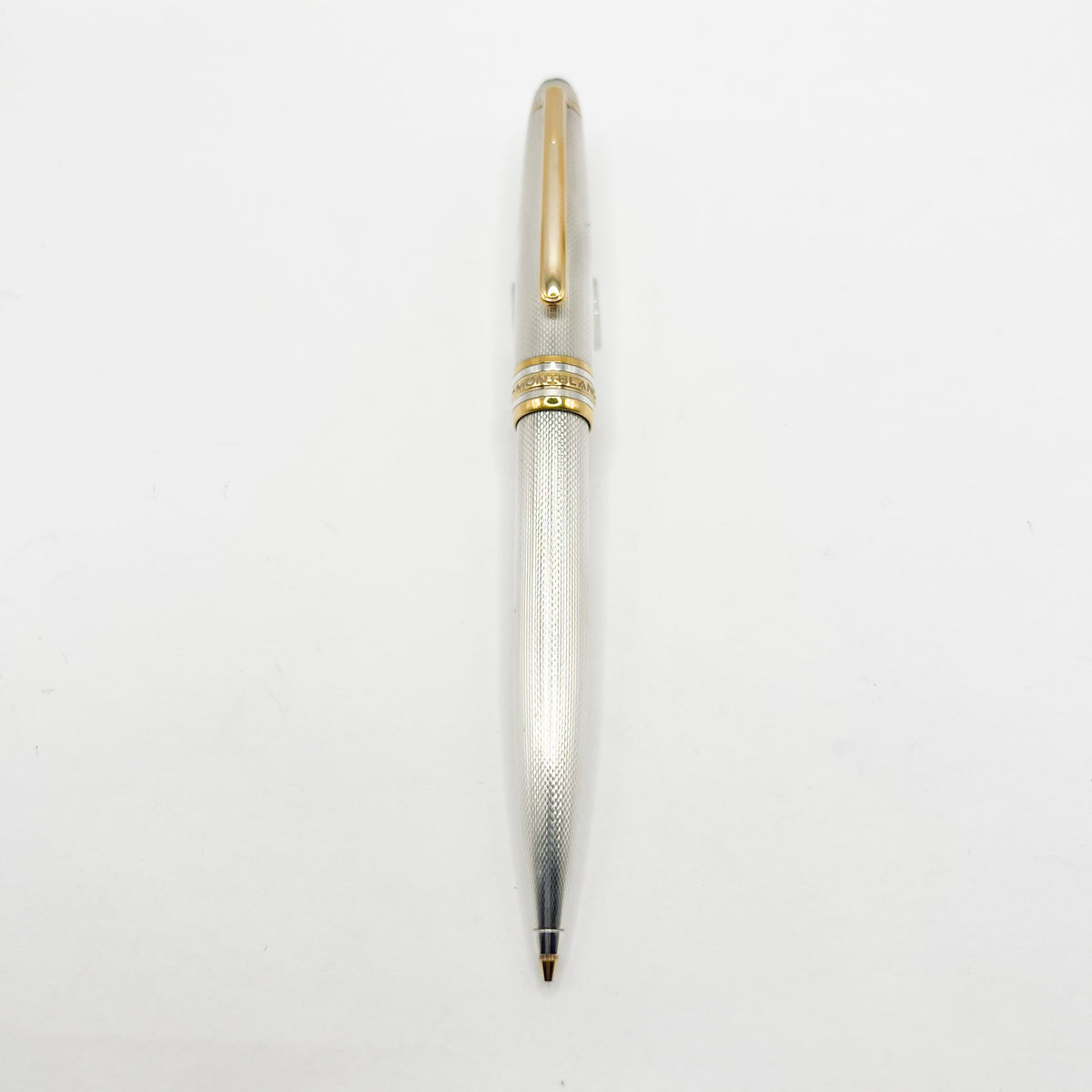 Montblanc Classique Sterling Silver Barleycorn Solitaire Mechanical Pencil 0.7mm