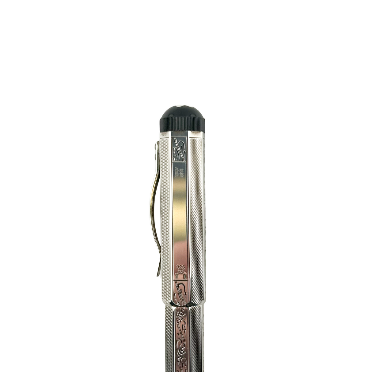 Montblanc Lorenzo De Medici Sterling Silver  Patron of the Arts Fountain Pen - Medium 18kt Gold Nib - A GRAIL Pen!