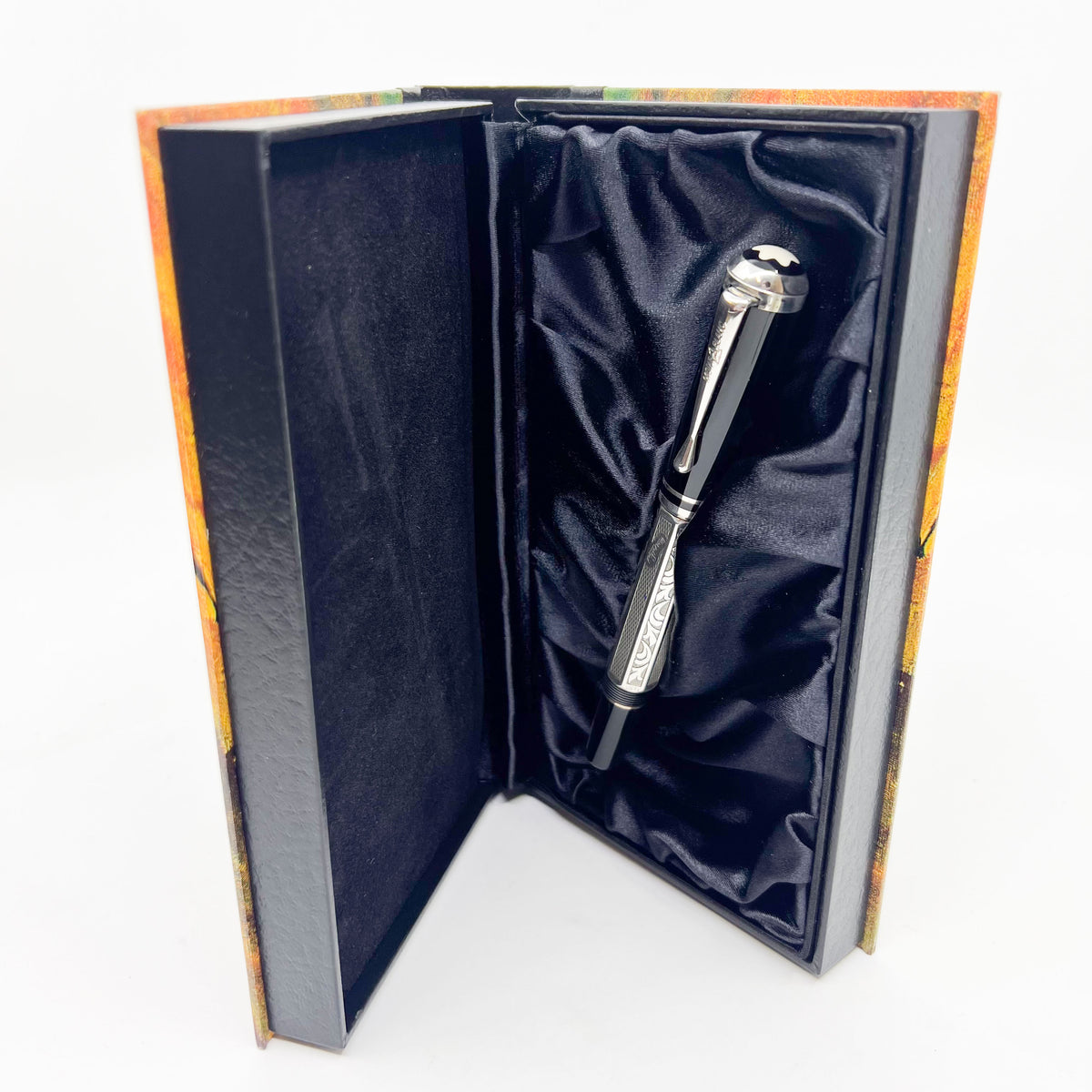 Montblanc Marcel Proust Sterling Silver Writer Series Fountain Pen - Fine 18kt Gold Nib