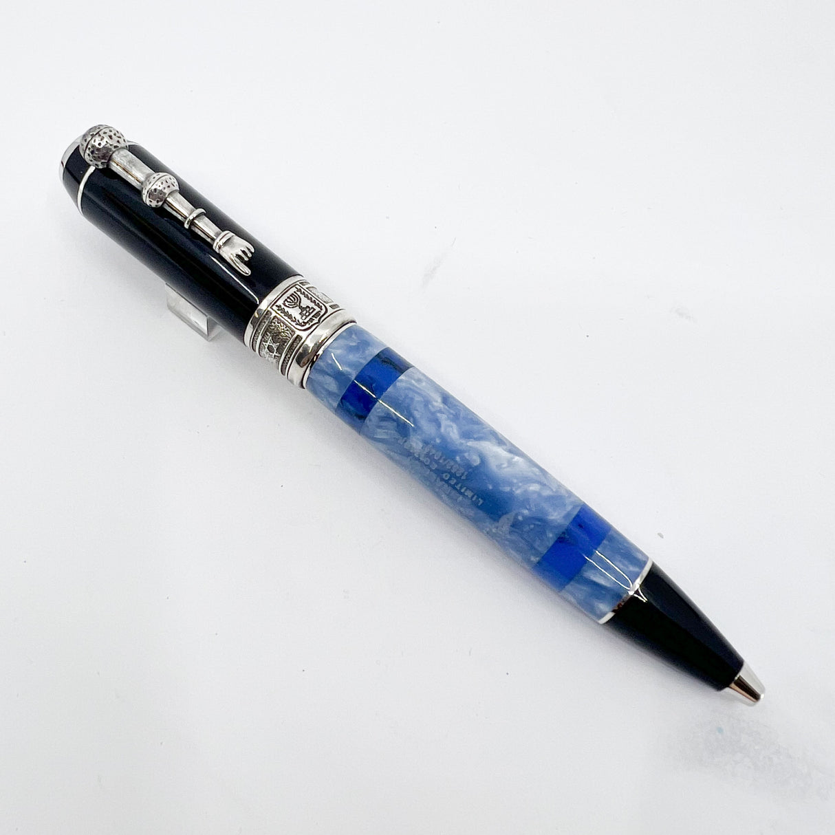 Delta Israel 60th Anniversary of Independence - Sterling Silver & Resin Limited Edition Ballpoint Pen