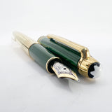 Montblanc Meisterstuck Solitaire  Czar Nikolai Classique 144 Malachite Cap/Vermeil Barrel Fountain Pen
