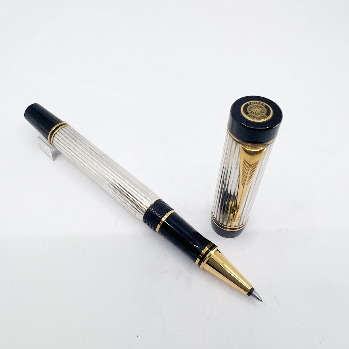 Parker Sterling Silver Duofold Rollerball (Circa 1995)