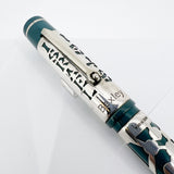 Bexley 50th Anniversary of Israel Statehood (1948-1998) Sterling Silver Limited Edition  Fountain Pen #025/100 - Medium 14kt Gold Nib