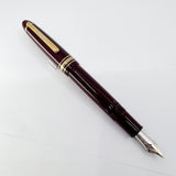 Montblanc Meisterstuck Bordeaux Resin 146 LeGrand Fountain Pen - Medium 14kt Gold Nib