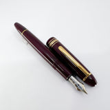 Montblanc Meisterstuck Bordeaux Resin 146 LeGrand Fountain Pen - Medium 14kt Gold Nib