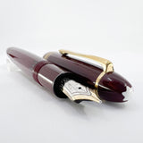 Montblanc Meisterstuck Bordeaux Resin 146 LeGrand Fountain Pen - Medium 14kt Gold Nib