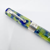 Montegrappa Harmony Solo Lustrous Blue/Green Octagonal Fountain Pen - Medium 18kt Gold Nib