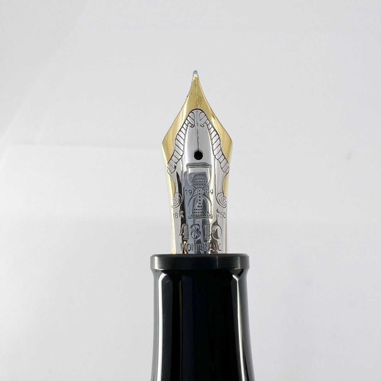 Montblanc Marcel Proust Writer Series Sterling Silver Fountain Pen - Fine 18kt Gold Nib