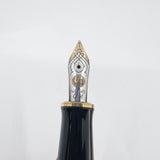 Pelikan M400 Tortoise Brown Fountain Pen -  Medium Oblique 14kt Gold Nib
