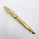 Cross Peerless 125 Gold-Plated Barleycorn Fountain Pen - Broad 18kt Gold Nib(Writes Medium)