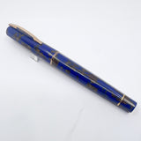 Visconti "Caesar's Firenze" Blue & Gold "Titanic" Celluloid Limited Edition Fountain Pen -  Flexible Medium 18kt Gold Nib