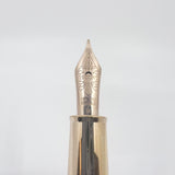 Visconti "Caesar's Firenze" Blue & Gold "Titanic" Celluloid Limited Edition Fountain Pen -  Flexible Medium 18kt Gold Nib