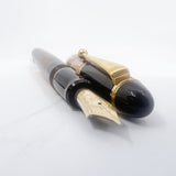 Pilot Custom 823 Clear Amber Piston Fill Fountain Pen - Medium 14Kt Gold Nib