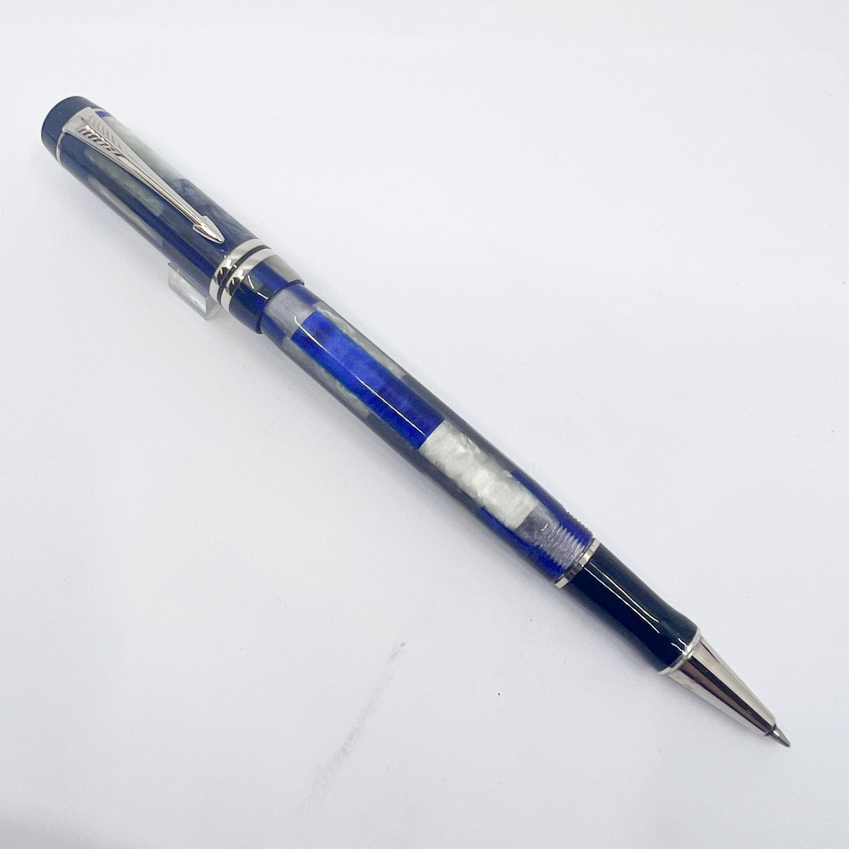 Parker Duofold Blue Mosaic Rollerball
