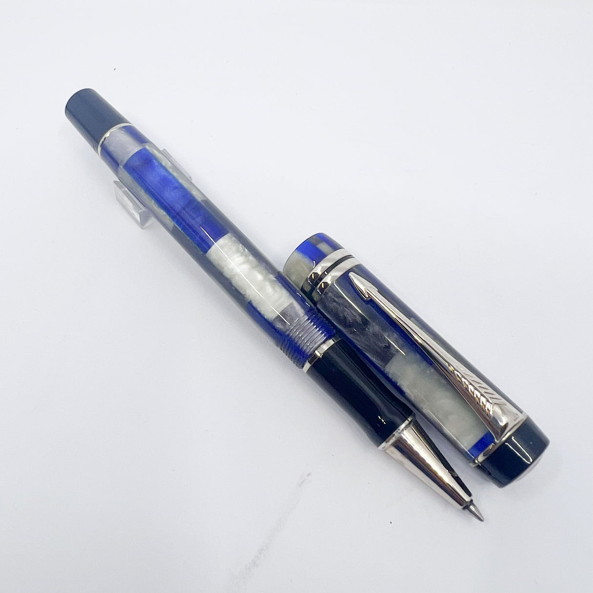 Parker Duofold Blue Mosaic Rollerball