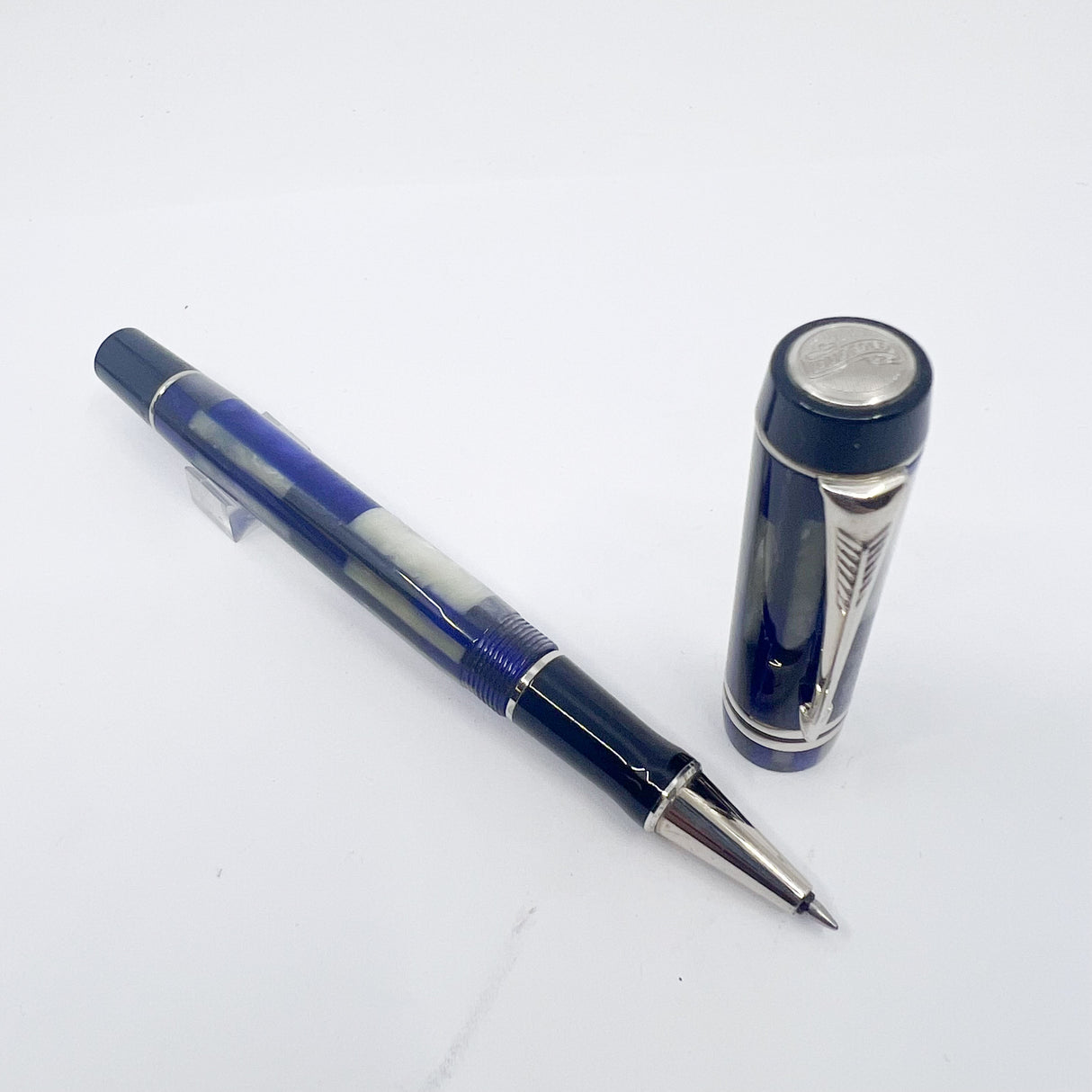 Parker Duofold Blue Mosaic Rollerball