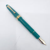 Pilot Custom 743 Verdigris Fountain Pen - Medium #15 14kt Gold Nib