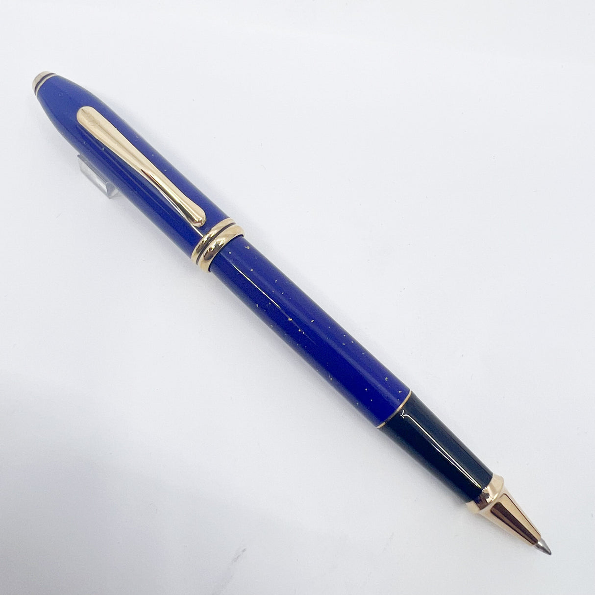 Cross Townsend Special Edition Blue Lapis Lazuli/22K Gold Dust Rollerball - Circa 1998