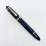 Montblanc Meisterstuck Black Resin #149 (Largest) Fountain Pen - Medium 18kt Gold Nib