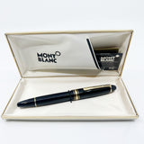 Montblanc Meisterstuck Black Resin #146 LeGrand Fountain Pen  - Fine 14kt  Gold Nib