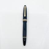 Montblanc Meisterstuck Black Resin #146 LeGrand Fountain Pen  - Fine 14kt  Gold Nib