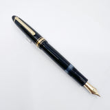 Montblanc Meisterstuck Black Resin #146 LeGrand Fountain Pen  - Fine 14kt  Gold Nib