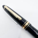 Montblanc Meisterstuck Black Resin #146 LeGrand Fountain Pen  - Fine 14kt  Gold Nib