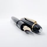 Montblanc Meisterstuck Black Resin #146 LeGrand Fountain Pen  - Fine 14kt  Gold Nib