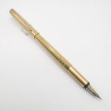 Montblanc Noblesse Gold-Plated Fluted Vertical Lines Fountain Pen  - Extra Fine 14kt Gold Nib