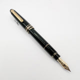 Montblanc Meisterstuck Mozart Black Resin Fountain Pen - Medium 14kt Gold  Nib