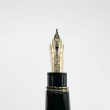 Montblanc Meisterstuck Mozart Black Resin Fountain Pen - Medium 14kt Gold  Nib