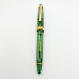 Sailor 2023 Pen of the Year 1911 Large Olive Green Shimmer Transparent Fountain Pen  - Broad 21kt Gold Nib