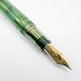 Sailor 2023 Pen of the Year 1911 Large Olive Green Shimmer Transparent Fountain Pen  - Broad 21kt Gold Nib