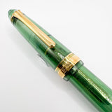 Sailor 2023 Pen of the Year 1911 Large Olive Green Shimmer Transparent Fountain Pen  - Broad 21kt Gold Nib