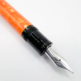 Delta - The Medium Original  DolceVita Sterling Silver Trim Fountain Pen - Medium 18kt Gold Nib